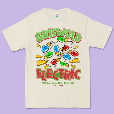 Griswold Electric Christmas Vacation Premium Tee Designed By Maliassmallbusiness