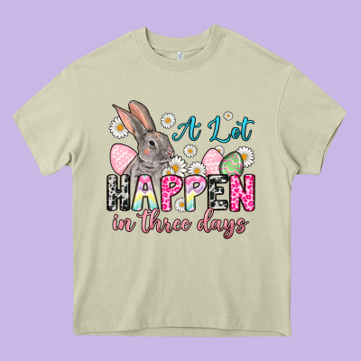A Lot Can Happen In Three Days Heavy Core Tee Designed By Nancycooperartshop