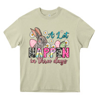 Mossy A lot can happen in three days Heavy Core Tee - NancyCooperArtShop