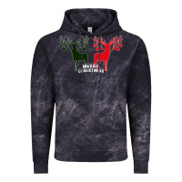 Merry Christmas Reindeer Vintage Hoodie | Teevron