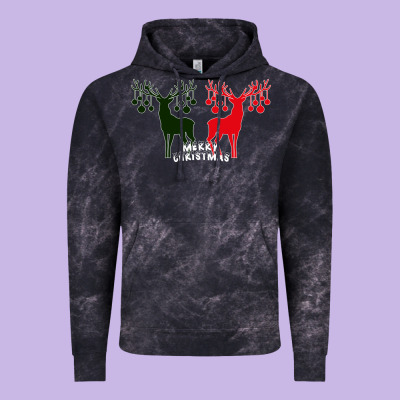 Merry Christmas Reindeer Vintage Hoodie Designed By Bettercallsaul