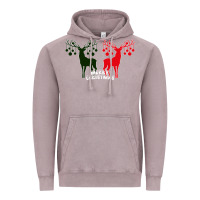Vintage Zinc Merry Christmas Reindeer Vintage Hoodie - Bettercallsaul