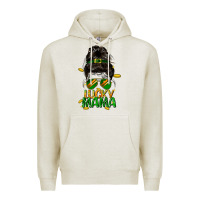 Oatmeal Heather lucky mama St. Patricks Day Premium Hoodie - FaDigitalArtStudio
