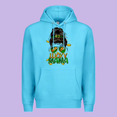 Lucky Mama St. Patricks Day Premium Hoodie Designed By Fadigitalartstudio