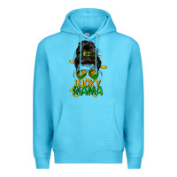 Ocean Blue lucky mama St. Patricks Day Premium Hoodie - FaDigitalArtStudio