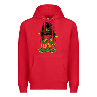 Red lucky mama St. Patricks Day Premium Hoodie - FaDigitalArtStudio