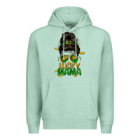 Seafoam lucky mama St. Patricks Day Premium Hoodie - FaDigitalArtStudio