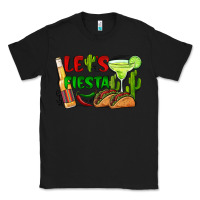 Black let's fiesta taco and beer Classic Tee - BarkalooDesign