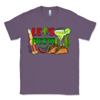 Lavender let's fiesta taco and beer Classic Tee - BarkalooDesign