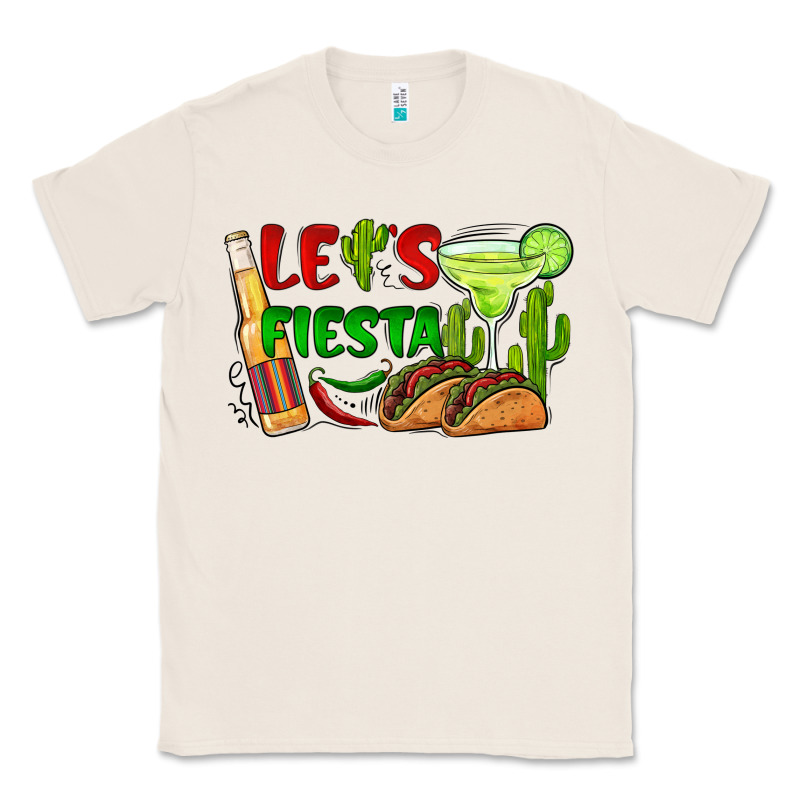 Let's Fiesta Taco And Beer Classic Tee by BarkalooDesign | Teevron