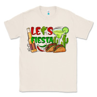 Natural let's fiesta taco and beer Classic Tee - BarkalooDesign