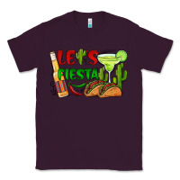 Plum let's fiesta taco and beer Classic Tee - BarkalooDesign