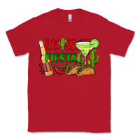 Red let's fiesta taco and beer Classic Tee - BarkalooDesign