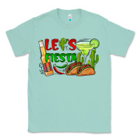 Seafoam let's fiesta taco and beer Classic Tee - BarkalooDesign