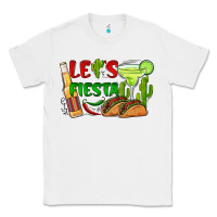 White let's fiesta taco and beer Classic Tee - BarkalooDesign