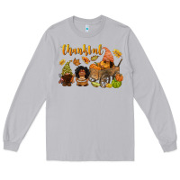 Moon Dust Thankful afro gnome Long Sleeve Tee - NancyCooperArtShop