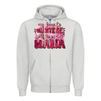 Dove Grey My favorite calls me mama Mother's Day Zipper Hoodie - FaDigitalArtStudio