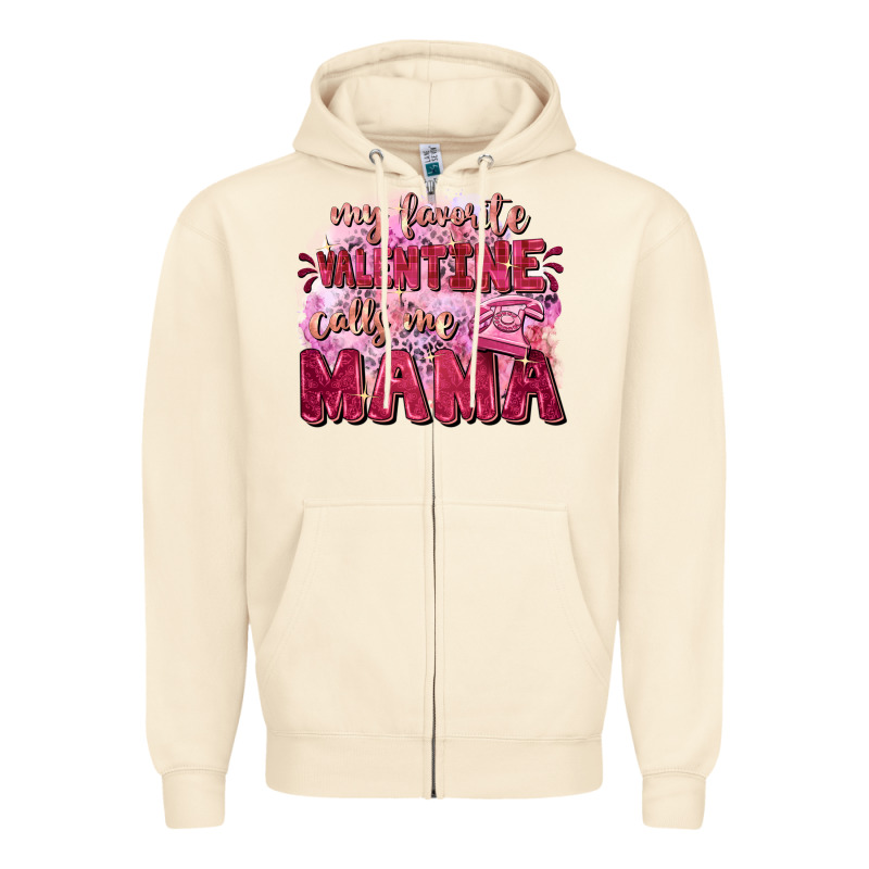 My Favorite Calls Me Mama Mother's Day Zipper Hoodie by FaDigitalArtStudio | Teevron