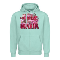 Seafoam My favorite calls me mama Mother's Day Zipper Hoodie - FaDigitalArtStudio
