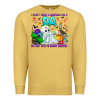 Antique Gold I Don't Need A Costume Im A DA My Job Title Is Sca Premium Sweatshirt - CowhideDigitalArt