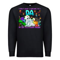 Black I Don't Need A Costume Im A DA My Job Title Is Sca Premium Sweatshirt - CowhideDigitalArt