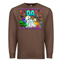 Chestnut I Don't Need A Costume Im A DA My Job Title Is Sca Premium Sweatshirt - CowhideDigitalArt