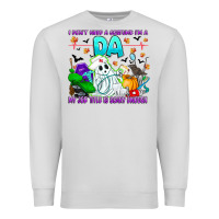 Dove Grey I Don't Need A Costume Im A DA My Job Title Is Sca Premium Sweatshirt - CowhideDigitalArt