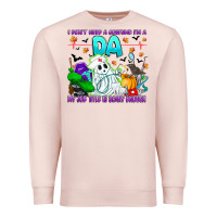 Pale Pink I Don't Need A Costume Im A DA My Job Title Is Sca Premium Sweatshirt - CowhideDigitalArt