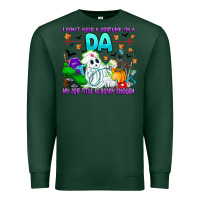 Sports Green I Don't Need A Costume Im A DA My Job Title Is Sca Premium Sweatshirt - CowhideDigitalArt
