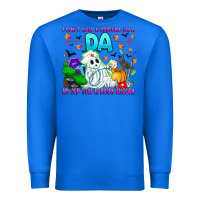 True Royal I Don't Need A Costume Im A DA My Job Title Is Sca Premium Sweatshirt - CowhideDigitalArt