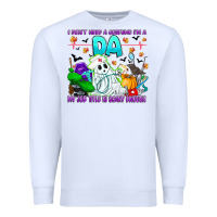 White I Don't Need A Costume Im A DA My Job Title Is Sca Premium Sweatshirt - CowhideDigitalArt