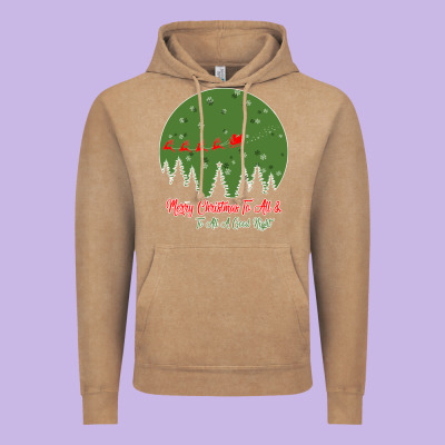 Merry Christmas To All To All A Good Night Vintage Hoodie Designed By Bettercallsaul