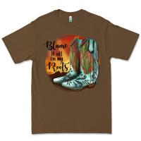 Cacao Blame It All On My Roots Premium Tee - JahusDesignShop