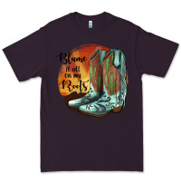 Plum Blame It All On My Roots Premium Tee - JahusDesignShop