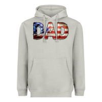 Moon Dust American Flag Dad 4th of July Heavyweight Hoodie - LillyAllenDesigns