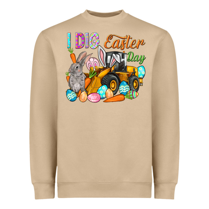 I Dig Easter Day Heavyweight Sweatshirt by HowdyJamesFarm | Teevron
