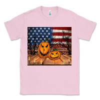 Bubblegum Pink halloween american flag tumbler Classic Tee - Jasminsmagicworld