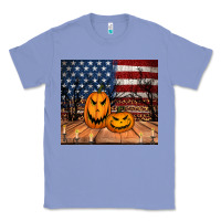 Colony Blue halloween american flag tumbler Classic Tee - Jasminsmagicworld
