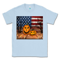 Dusty Blue halloween american flag tumbler Classic Tee - Jasminsmagicworld