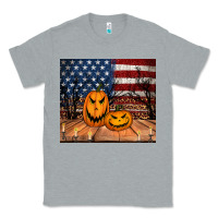 Heather Grey halloween american flag tumbler Classic Tee - Jasminsmagicworld
