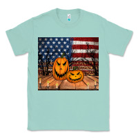 Seafoam halloween american flag tumbler Classic Tee - Jasminsmagicworld