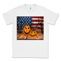 White halloween american flag tumbler Classic Tee - Jasminsmagicworld