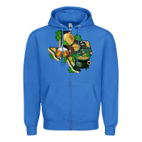 True Royal texas map st patricks day Zipper Hoodie - FaDigitalArtStudio