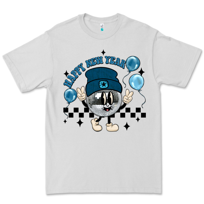 Happy New Year Disco Ball Premium Tee by MaliasSmallBusiness | Teevron