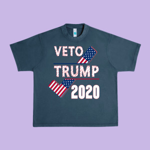 Veto Trump 2020 Urban Heavy Tee Designed By Bettercallsaul