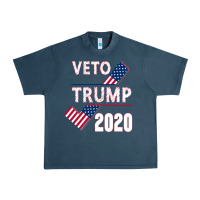 Midnight Navy Veto Trump 2020 Urban Heavy Tee - Bettercallsaul