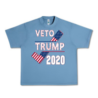 Pebble Blue Veto Trump 2020 Urban Heavy Tee - Bettercallsaul
