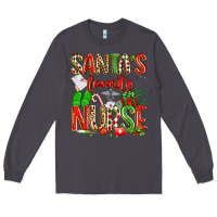 Smoke santa's favorite nurse Long Sleeve Tee - texasbilliewilder