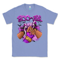 Colony Blue Boo-jee Halloween afro sneakers Classic Tee - RanaPortraitStore