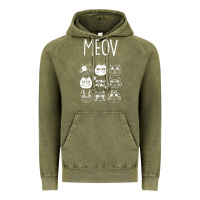 Vintage Olive Meow Vintage Hoodie - Bettercallsaul